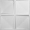 Ekena Millwork Edinburgh EnduraWall Decorative 3D Wall Panel, White, 19 5/8"W x 19 5/8"H WP20X20EDWH - alternate 5